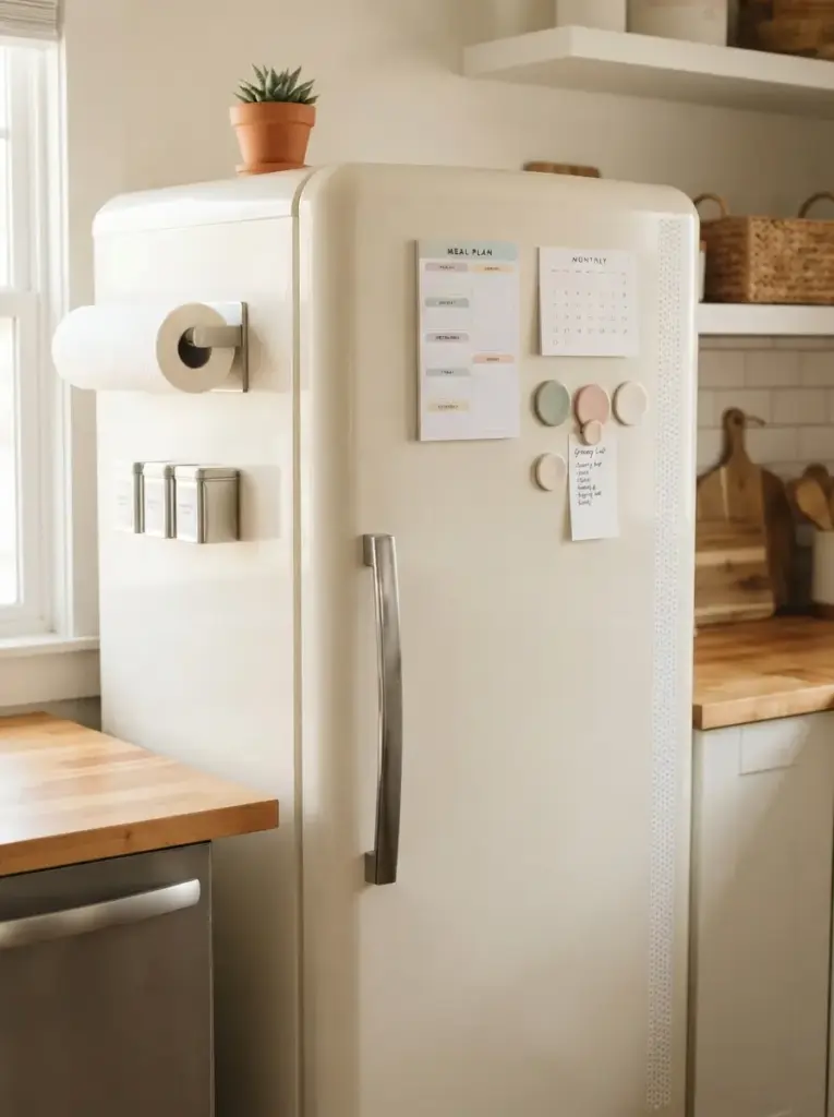 Style the Refrigerator Without Covering It