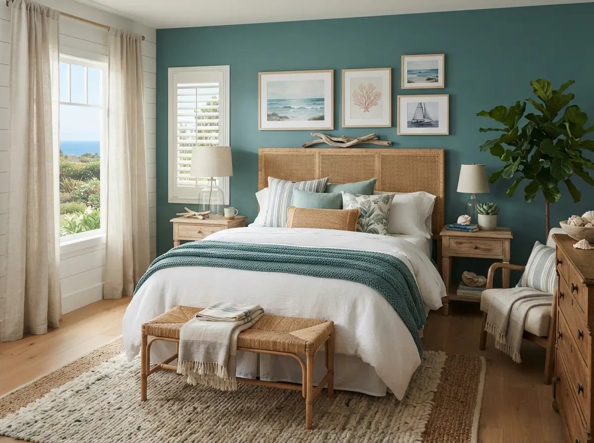 Teal Bedroom Ideas to Create a Calm Coastal Escape
