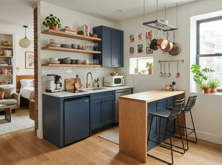 Trendy Studio Apartment Kitchen Ideas for Small Homes