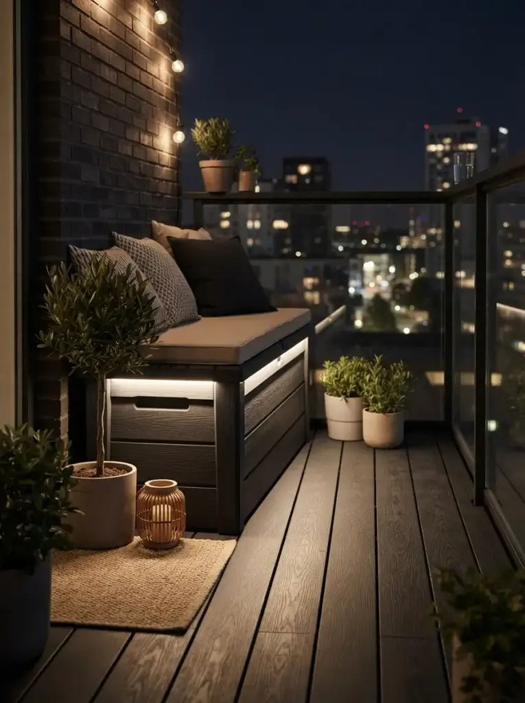 Turn a Storage Bench Into a Lighted Feature