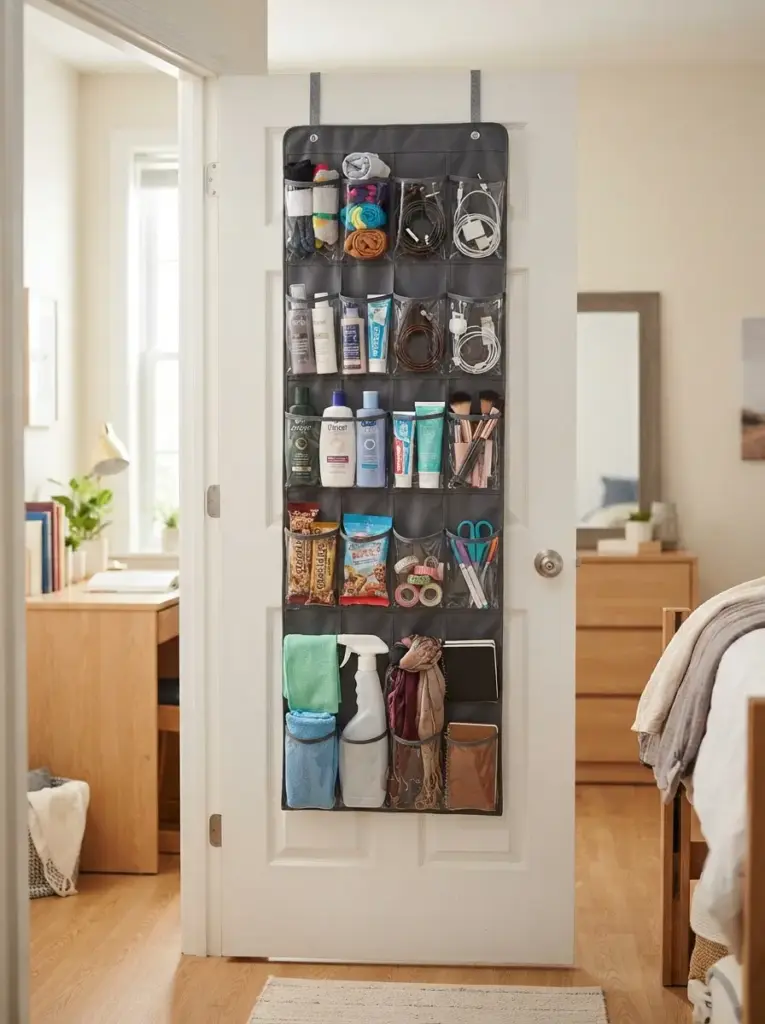 Turn the Back of the Door Into Storage