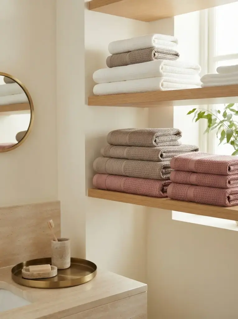 Upgrade Towels Through Weight and Colour