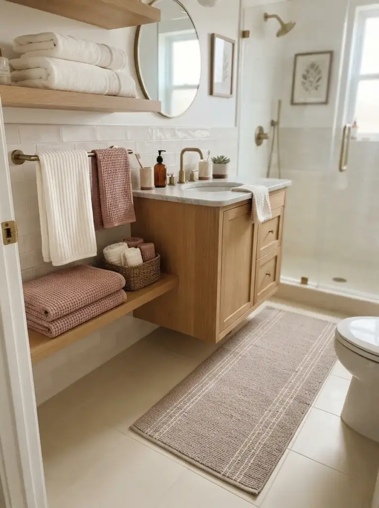 Upgrade Towels and Bath Mats With Hotel-Like Restraint