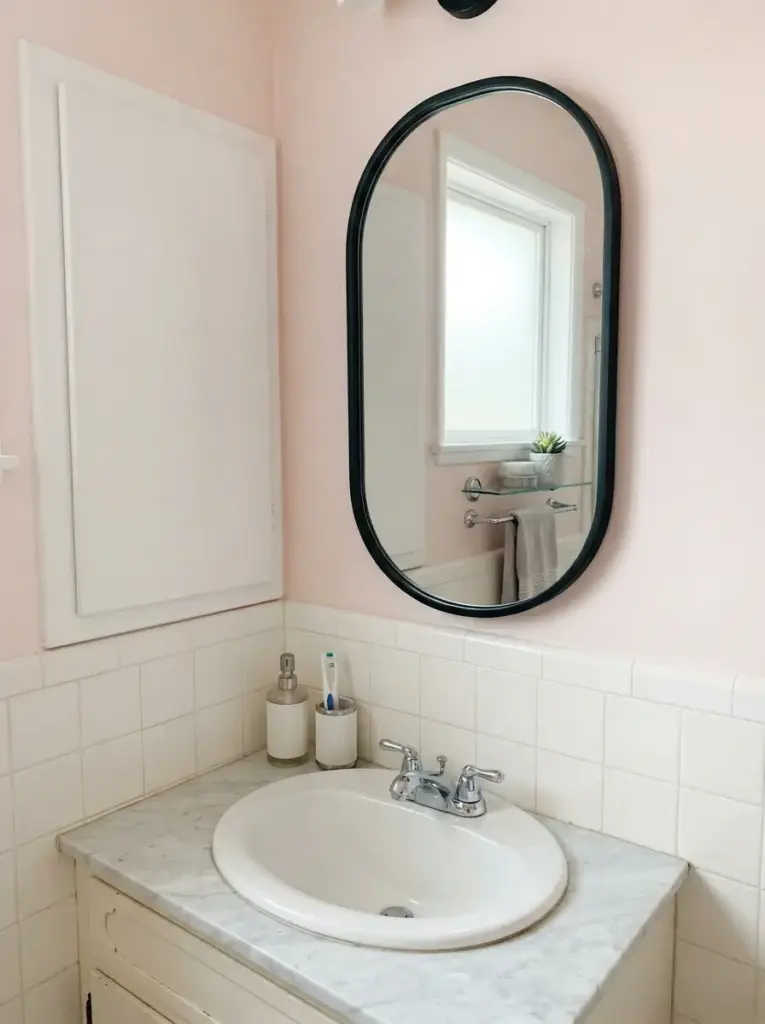 Upgrade the Mirror Without Replacing the Vanity