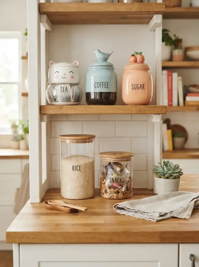 Use Character Jars for Visible Storage
