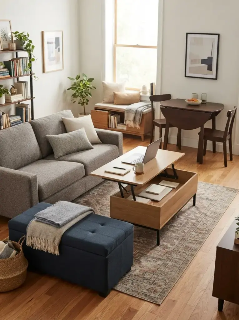 Use Furniture That Performs Two Jobs