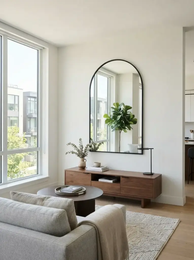 Use Mirrors to Improve Light, Not Fill Space
