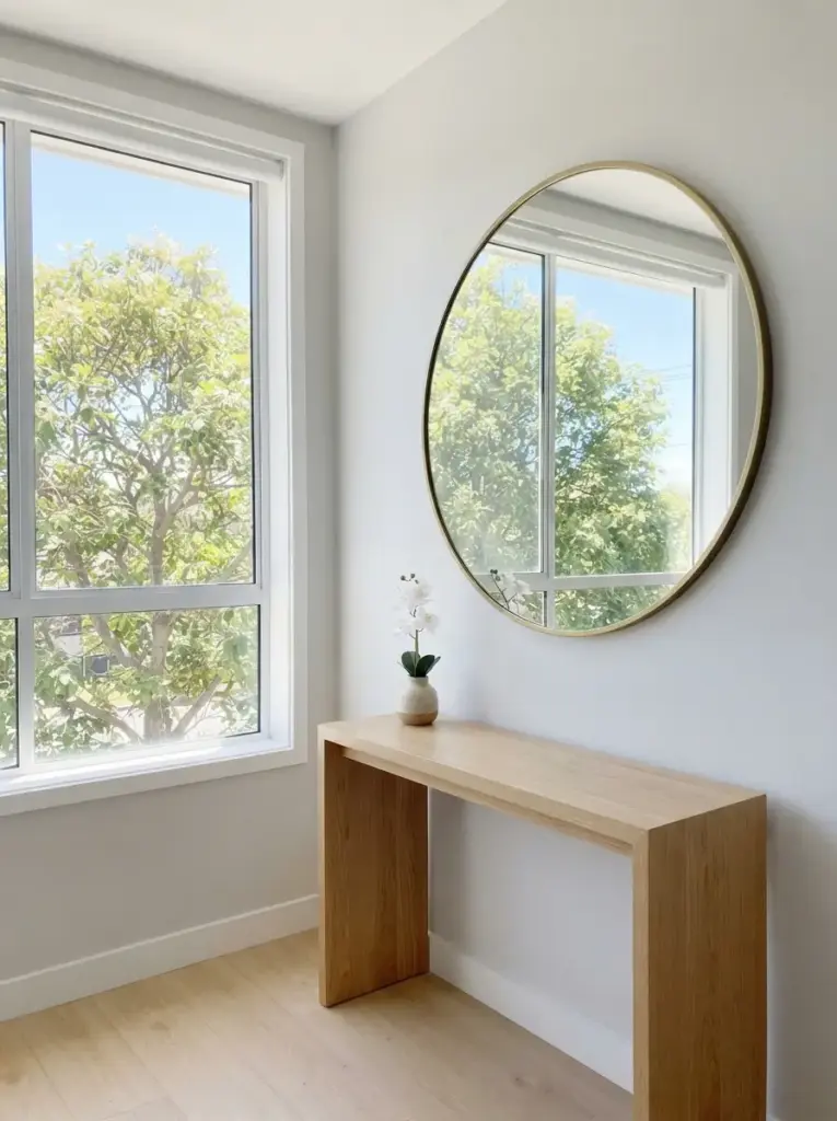 Use Mirrors to Improve Light and Scale
