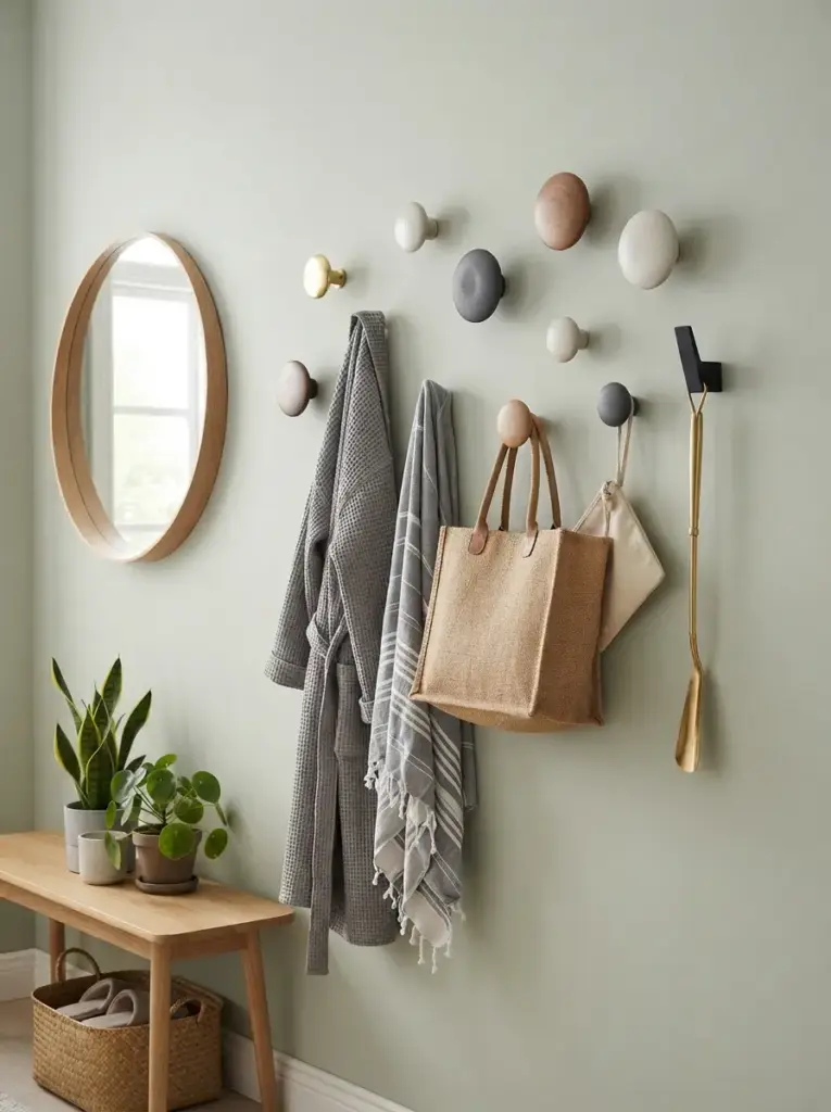 Use Oversized Decorative Hooks