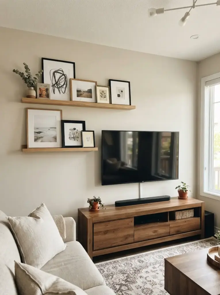 Use Shallow Picture Ledges for Flexible Styling