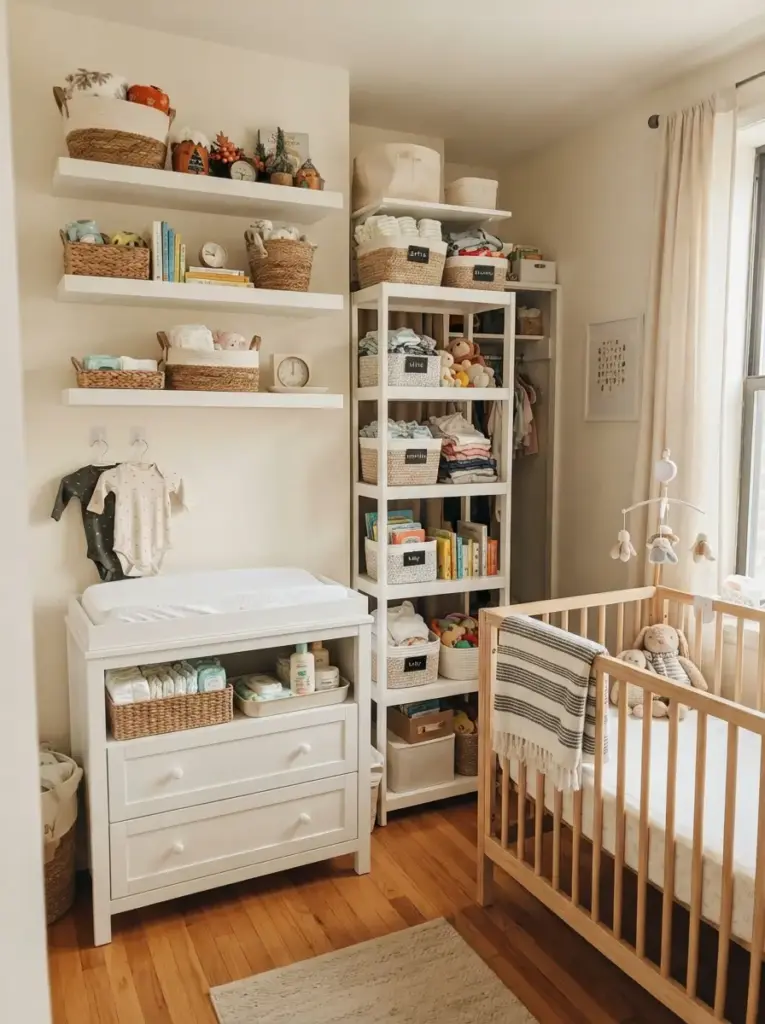 Use Vertical Storage Instead of Floor Cabinets