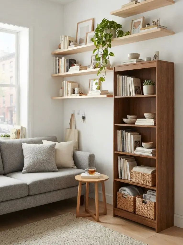 Use Vertical Storage To Free Up Floor Space