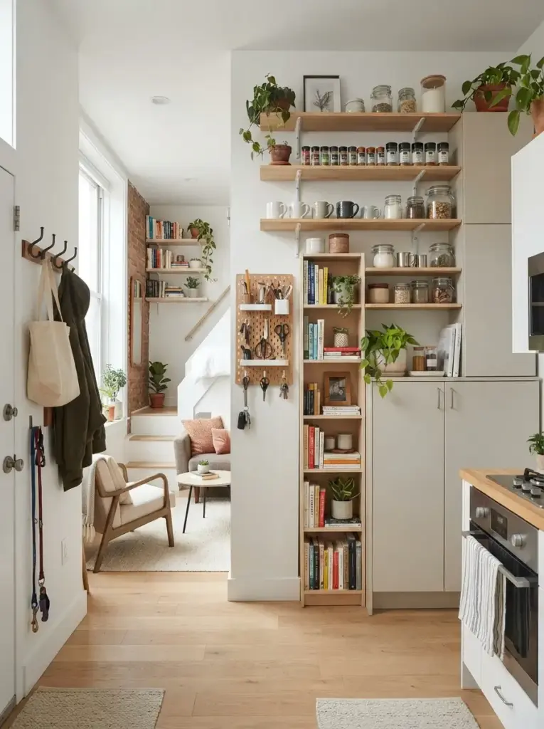 Use Vertical Storage To Save Floor Space