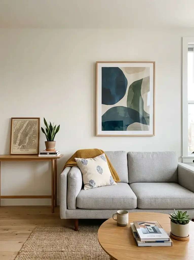 Use Wall Art That Feels Personal but Not Cluttered