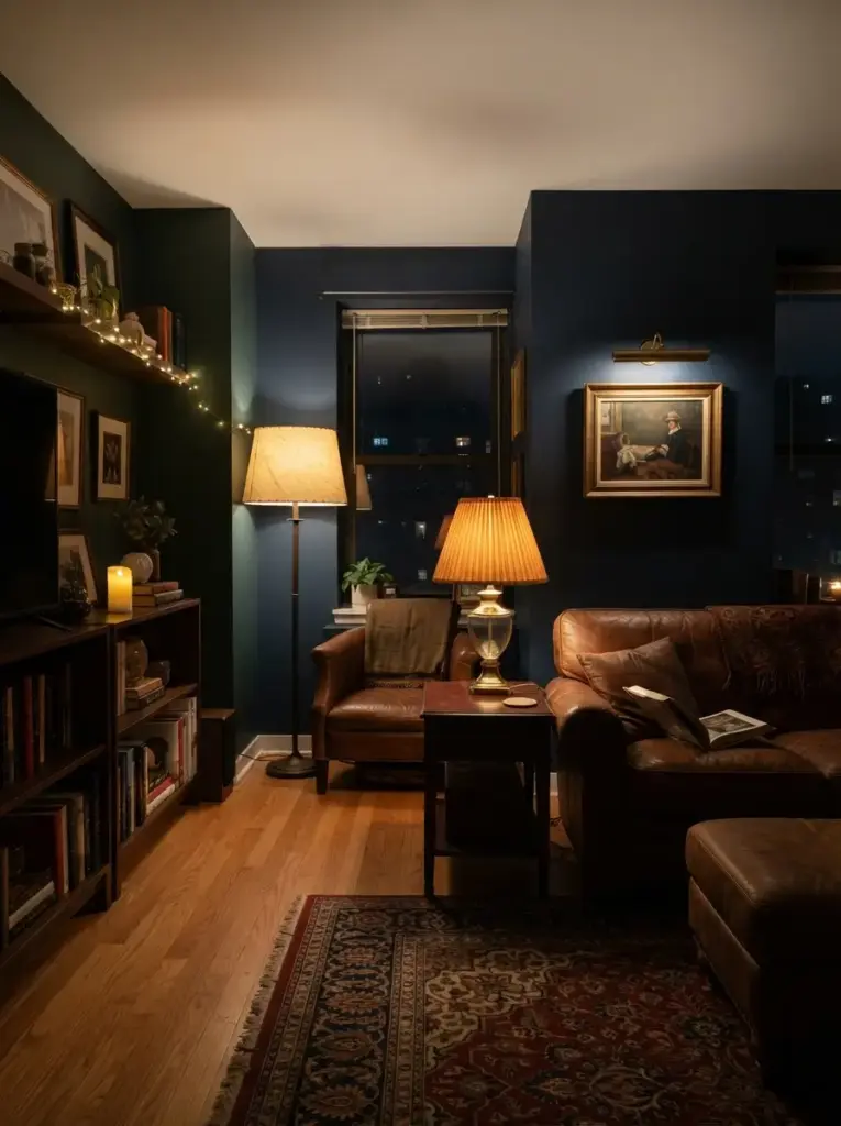 Use Warm Layered Lighting Instead of One Ceiling Light