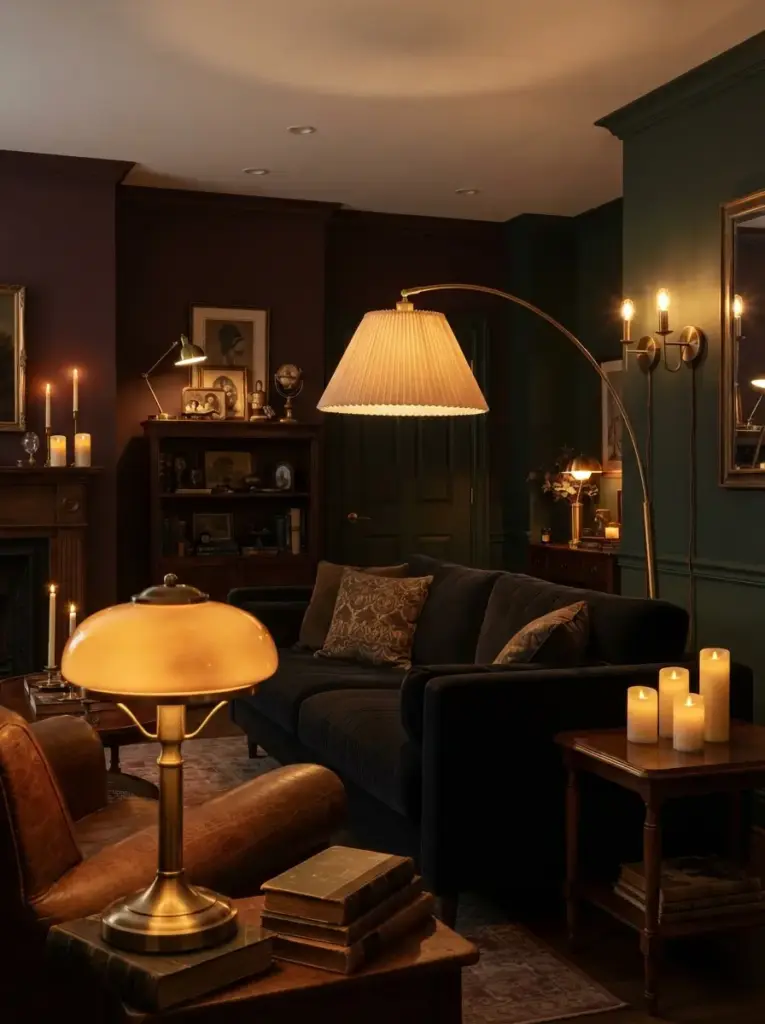 Use Warm Layered Lighting Instead of One Ceiling Light