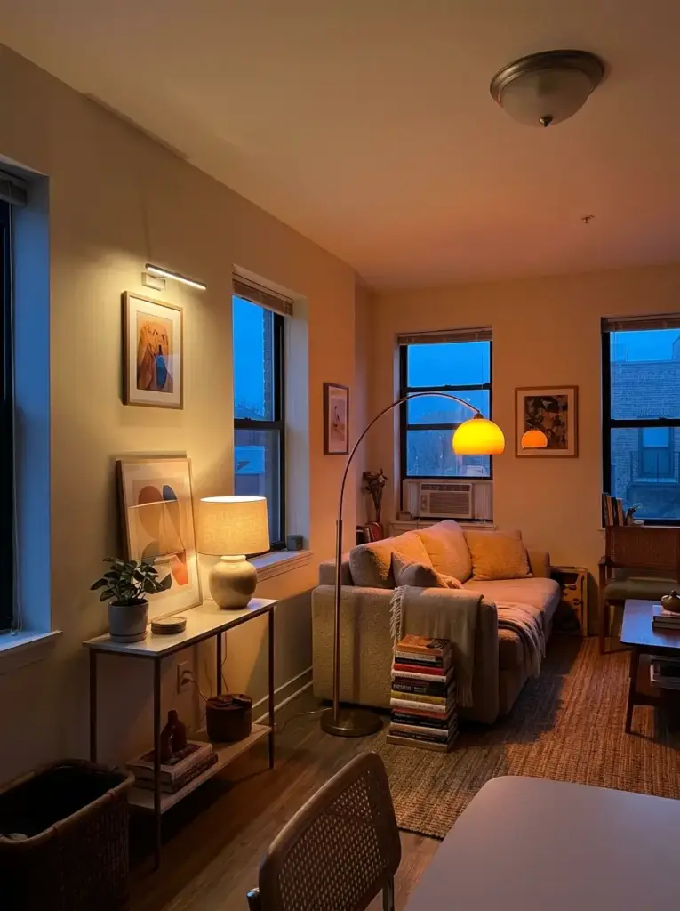 Use Warm Lighting Instead of Harsh Overhead LightUse Warm Lighting Instead of Harsh Overhead Light