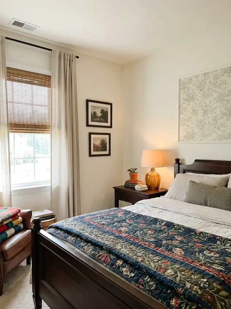 Use Warm White Walls as a Quiet Backdrop