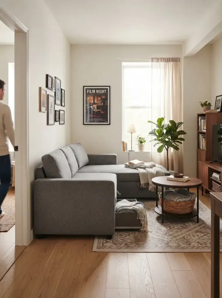 Use a Corner Sectional With a Short Chaise