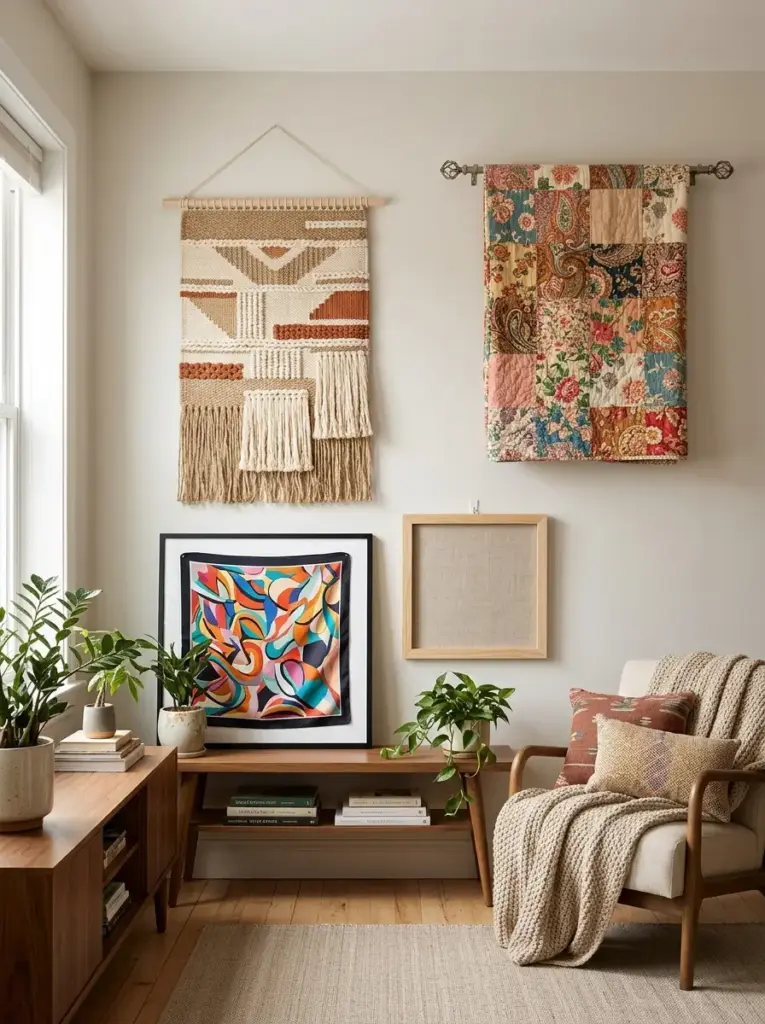 Use textiles for softness and texture