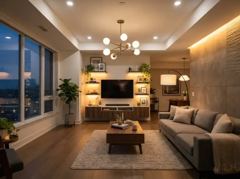 Apartment Living Room Lighting Ideas for Modern Homes