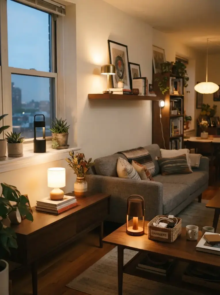 Try Rechargeable Lamps for Outlet-Free Corners