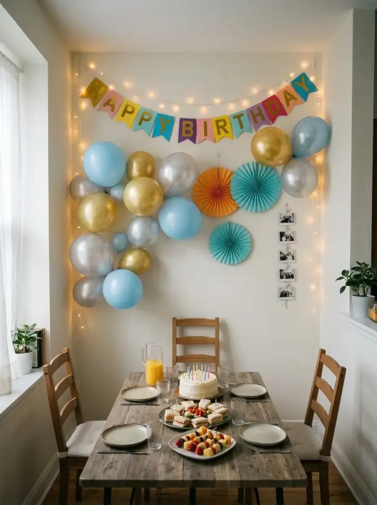 Add Height With Vertical Birthday Decorations