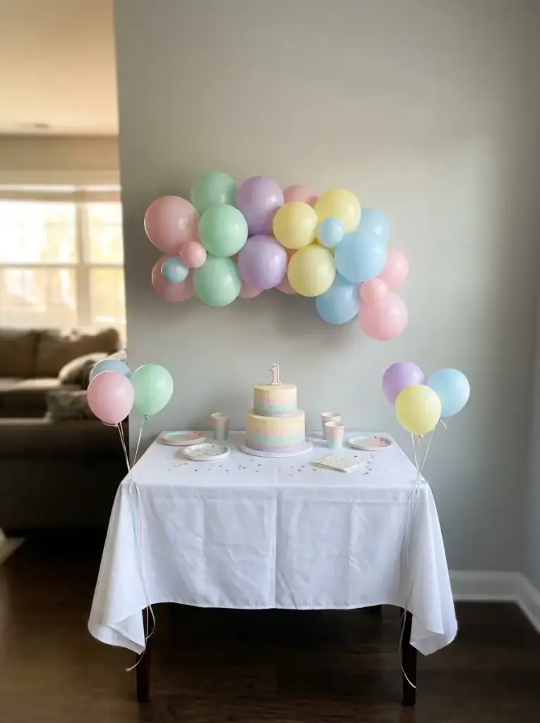 Add Small Balloon Accents Without Overcrowding the Table