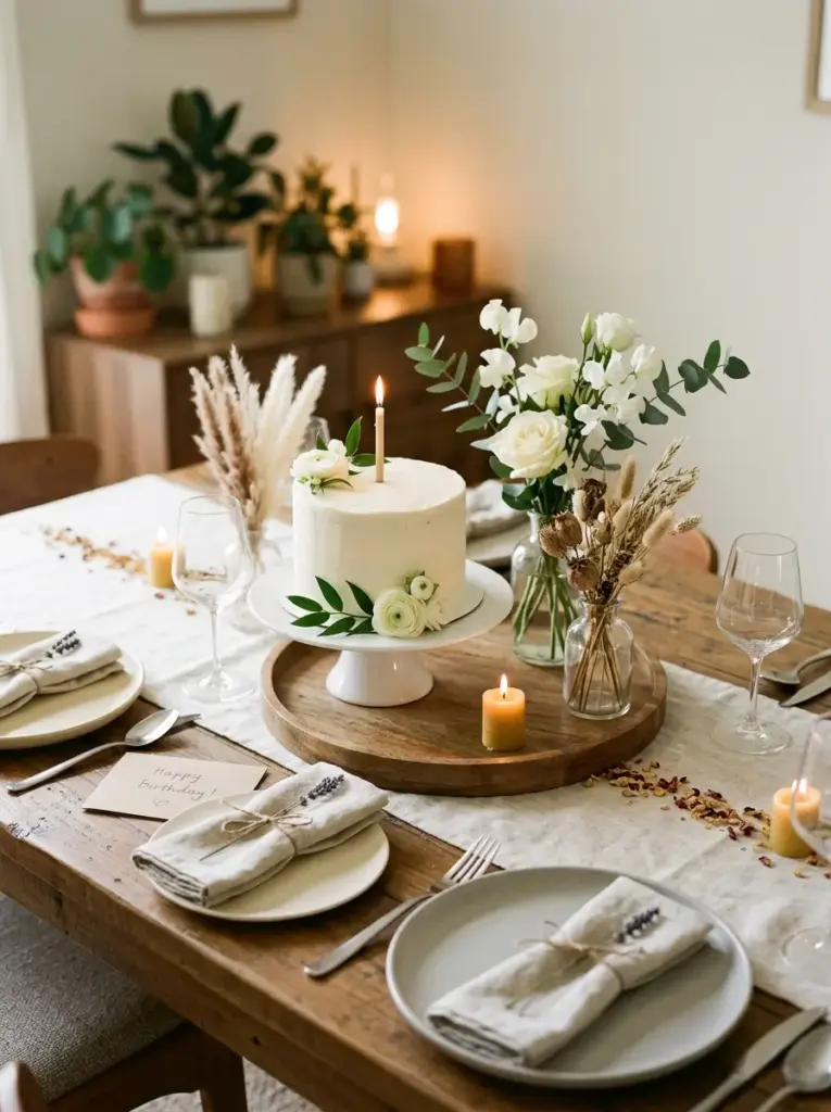 Combine Natural Elements With Party Decor