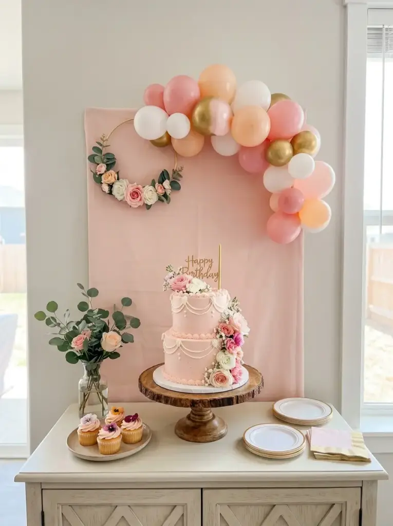 Create a Beautiful Cake Table Setup