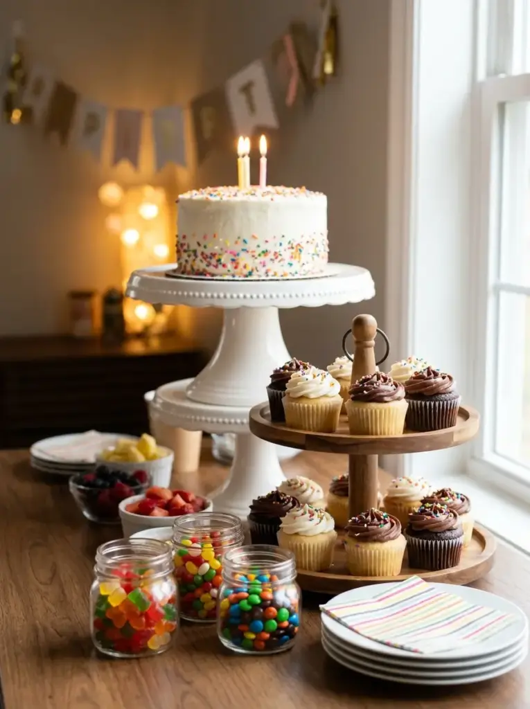 Use Different Heights to Make the Table Look Bigger